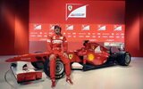 Fernando Alonso samples the F150 at Fiorano