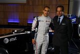 Rubens Barrichello and Pastor Maldonado. Presentation Formula 1 Williams FW33. F1 wallpaper 2011 (HD PHOTO)